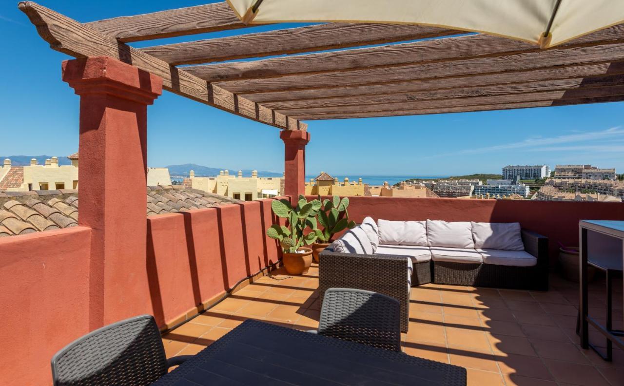 Colinas El Hacho 2320 Sea View Daire Manilva Dış mekan fotoğraf